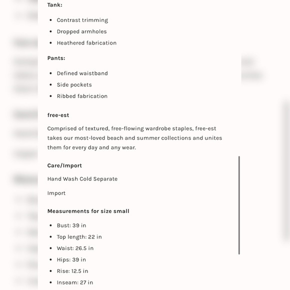 FREE PEOPLE ADELAIDE SWEATER SET - Picture 6 of 6